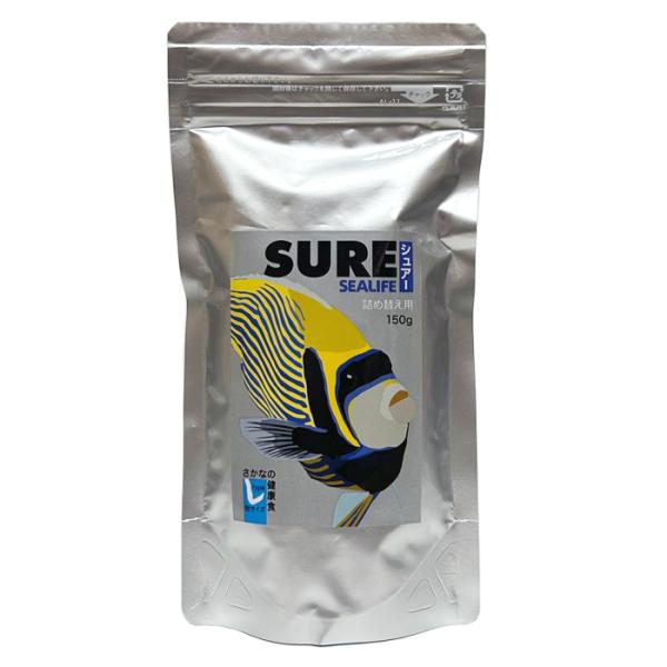 マリンテック　marinetech　シュアー　sure　150g　150グラム　シーライフ　sealife　L　Lサイズ　詰め替え用　詰め替え　詰替　海水魚　大型海水魚　エサ　餌　えさ　アクアリウム用品-------------------...