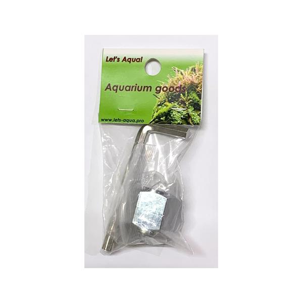 型番：LA-C011CO2レギュレーターZを大型ボンベに接続する際に使用するアダプターです。