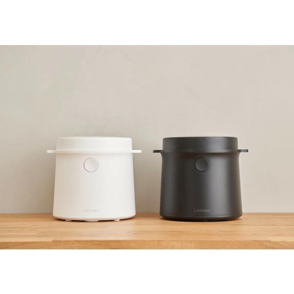 糖質カット炊飯器 LOCABO 2合 4合 5合 ブラック/ホワイト : discover 
