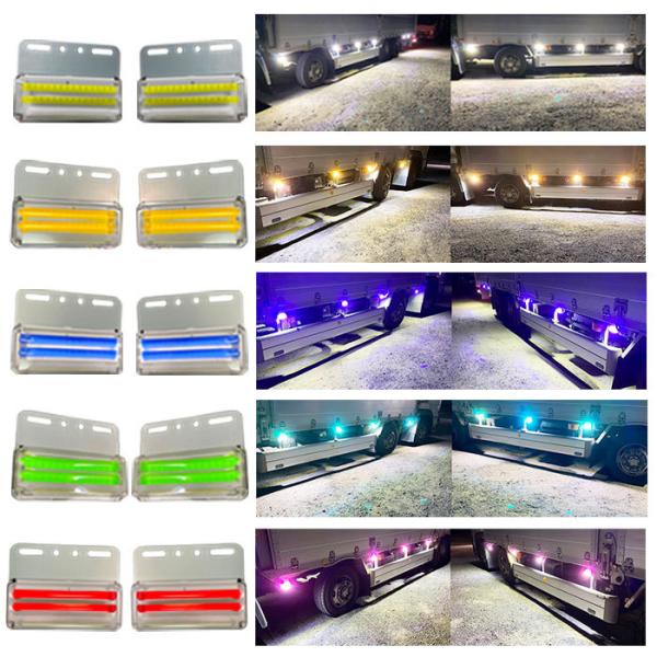 超高輝度ダウンライトを搭載した24Vサイドマーカー2個セット面発光タイプのCOBチップLEDを採用、光の拡散性、照度が向上、ムラのない配光を実現高い防水性を備え、ハードなコンディション下でも高機能性を維持、耐久性にも優れています。明るく広範...