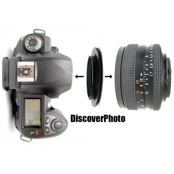 新品 ディスカバーフォト リバースリング & 穴あき キャップ セット キャノン Eos M ボディ 用 群馬発