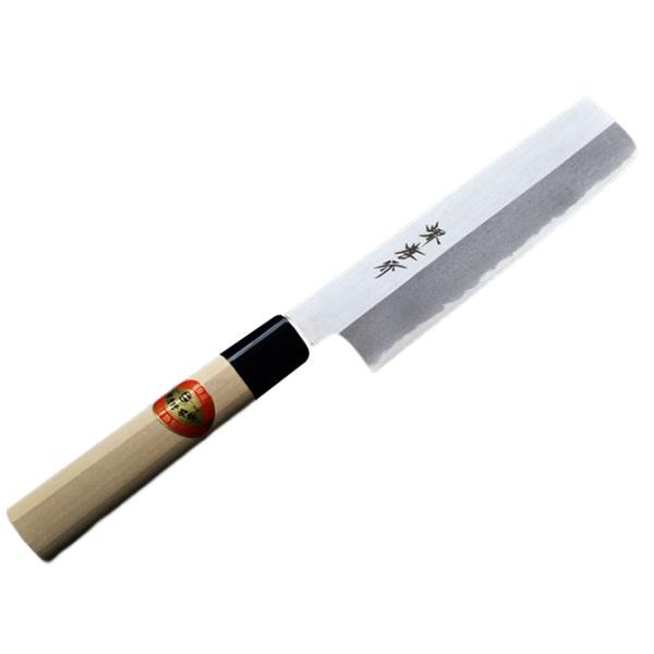 包丁 諸刃薄刃 5.5寸 165mm 安来鋼 堺孝行 立研 口輪プラスチック柄 日本製 和包丁