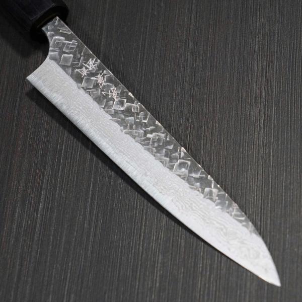 包丁 ペティナイフ 150mm V金10号 ダマスカス ステンレス 槌目 本鍛造