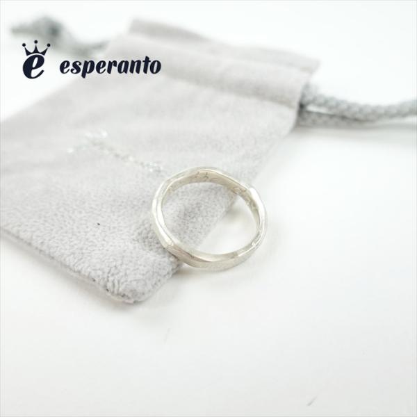 エスペラント ディストーティドブラッシュリング Esperanto DESTORTED BRUSH RING 指輪 シルバーアクセサリー