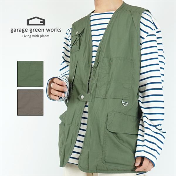 garage green works タイプライターベスト ガレージグリーンワークス