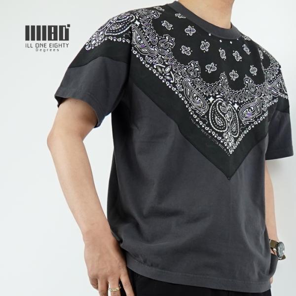 ILL ONE EIGHTY ヴィンテージバンダナTシャツ イルワンエイティ