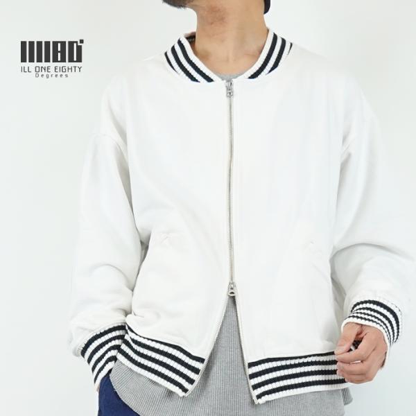 スウェットジップブルゾン　イルワンエイティ　ILL ONE EIGHTY　SWEAT ZIP BLOUSON