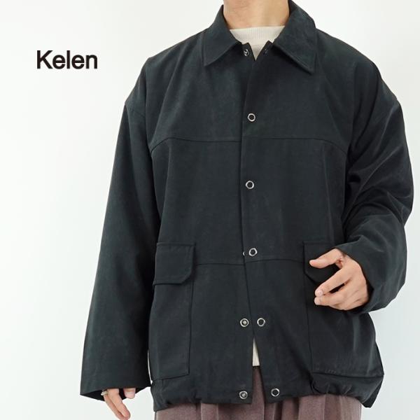 Kelen（ケレン） ヴィーガンスエードカバーオール VEGAN SUEDE