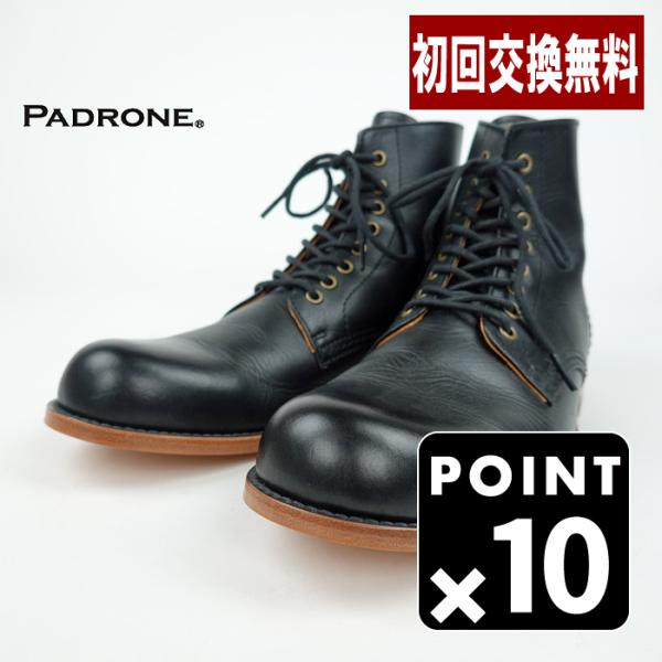 PADRONE パドローネ　レースアップブーツ PADRONE ブーツ パドローネ / LACE UP BOOTS with BACK ZIP 「ANTONIO