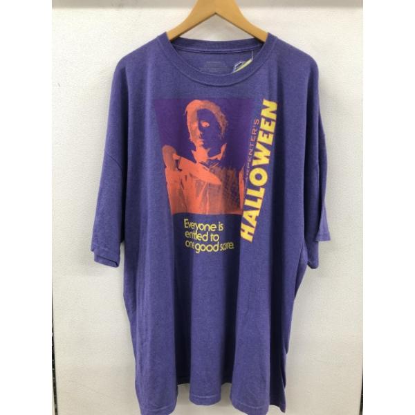 HALLOWEEN(MOVIE) / T-SHIRT (3XL/VIOLET/プリントタグ/EVERYONE IS ENTITLED TO ONE GOOD SCARE)