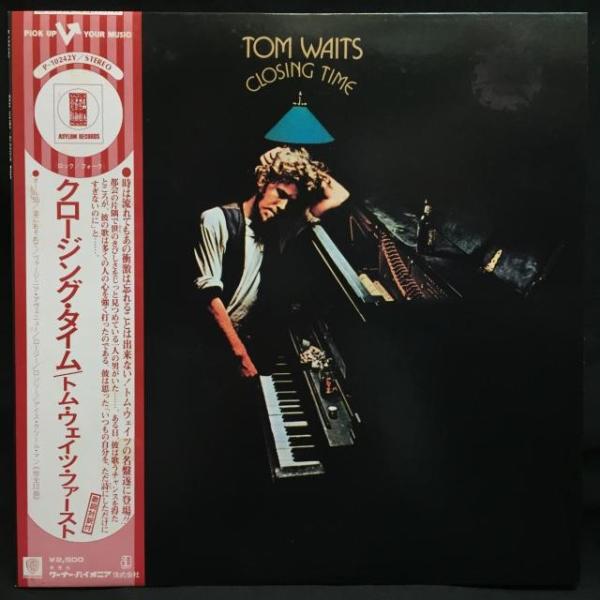 希少国内盤帯付き　トム・ウェイツ・ファースト　クロージング・タイム トム・ウェイツ / クロージング・タイム 国内盤 (帯付) : ディスク
