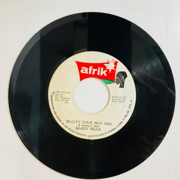 BARRY BIGGS / WHAT'S YOUR SIGN GIRL (7インチシングル)