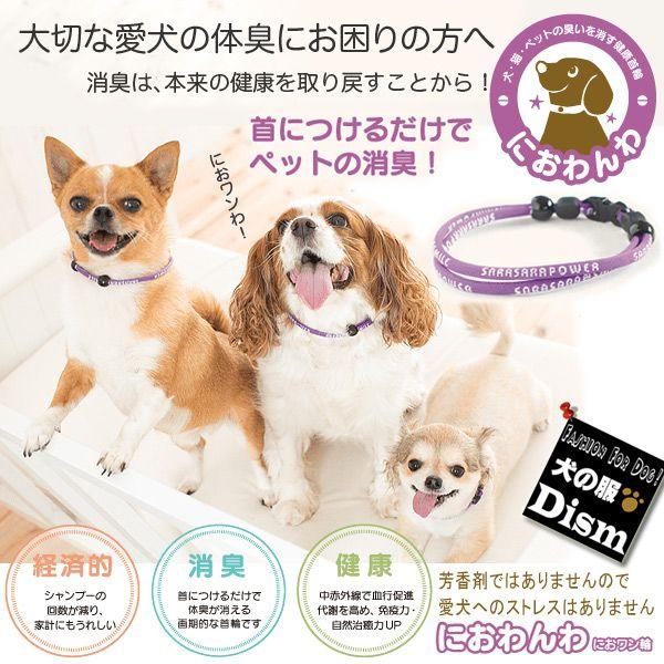 ペットの消臭首輪 におわんわ Mサイズ メール便可能 Niowanwa S 犬の洋服屋さん Yahoo 店 通販 Yahoo ショッピング