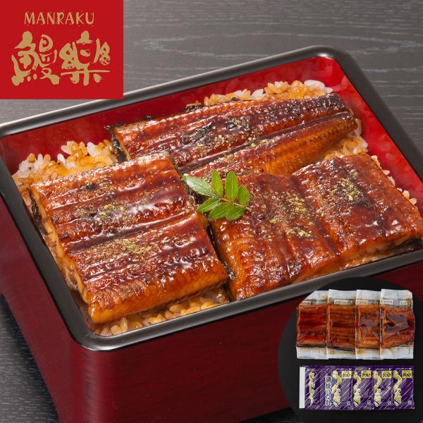 宮崎 鰻楽 九州産 うなぎ 蒲焼 切り身 50g×4 小分け 真空パック ご自宅用 贈答 贅沢