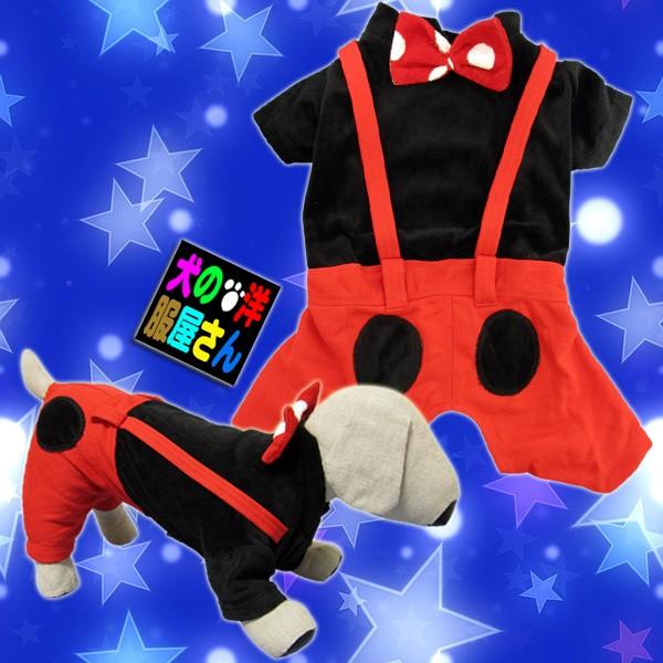 犬服 水玉柄蝶ネクタイつきロンパース 黒シャツ レッドパンツ 中型犬用 犬の服２点購入でメール便送料無料 柴犬 コーギー ビーグル シェルティ プードル パグ T Mir 2 犬の洋服屋さん Yahoo 店 通販 Yahoo ショッピング