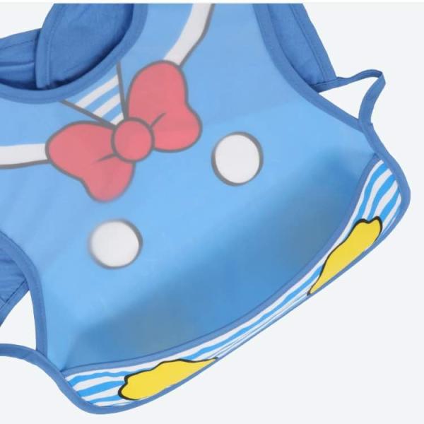 ドナルドダック ベビースタイ ブルー パーク限定 東京 ディズニー ランド シー 食事用スタイ よだれ掛け ベビーグッズ エプロン 赤ちゃん用品 マジックテープ Dejapan Bid And Buy Japan With 0 Commission