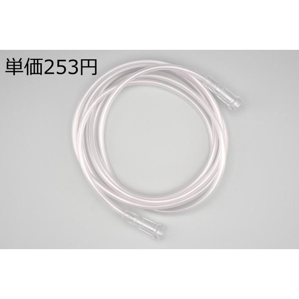 酸素チューブ 2ｍ (1入) [医療用] 酸素濃縮器 酸素供給 酸素吸入 酸素療法 延長チューブ 在宅酸素  酸素発生器 呼吸管理 接続口内径5ｍｍ