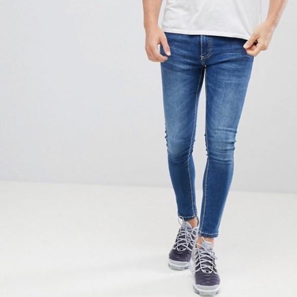 Asosセレクト 11 Degrees メンズ スーパースキニージーンズ スキニーフィット スーパースキニー ストレッチデニム デニム ジーンズ ボトム 大きいサイズ インポ As セレクトショップdiva 通販 Yahoo ショッピング