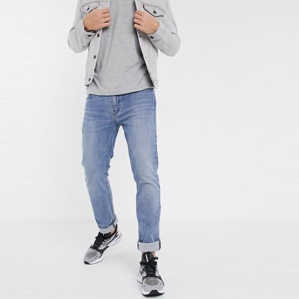 Levi S リーバイス Asos Asos エイソス メンズ Levi S 511 東湖 事前 ストレッチ ライトウォッシュ スリムフィット 大きい サイズ インポート エクストリームスー Www Erhamah Com