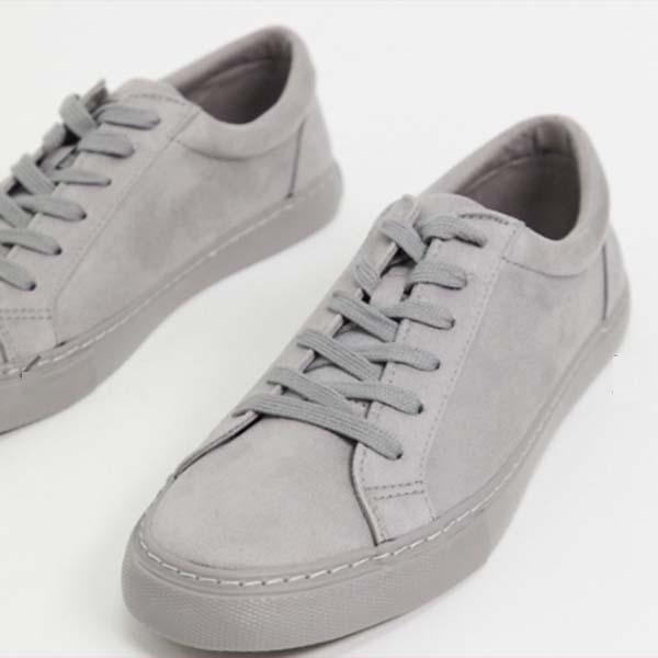 Asos Design グレー スニーカー 靴 メンズ 男性 As セレクトショップdiva 通販 Yahoo ショッピング