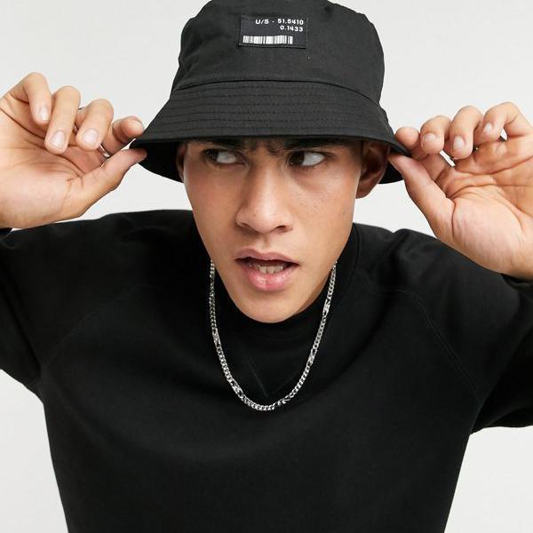エイソス ASOS asos ASOS DESIGNバケットハット、ブラックコットン、ブランドロゴ 帽子 メンズ 男性 インポートブランド :as-1846199:セレクトショップDIVA - 通販 - エイソス ASOS asos ASOS DESIGNバケットハット、ブラックコットン、ブランドロゴ 帽子 メンズ 男性 インポートブランド :as-1846199:セレクトショップDIVA - 通販 -