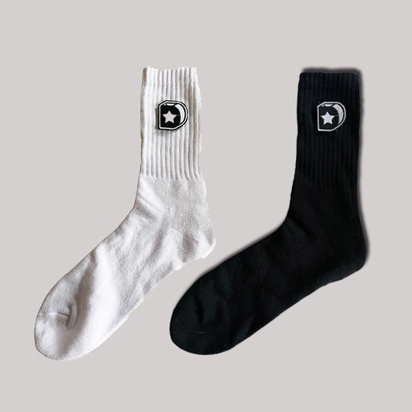３足 刺繍靴下 刺繍 ソックス スポーツソックス 白 黒 コットン 厚め 男性 オシャレ Divaオリジナル刺繍 Diva Socks セレクトショップdiva 通販 Yahoo ショッピング
