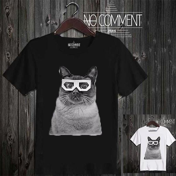 No Comment Paris ノーコメントパリ メンズ 大きいサイズ ネコ メガネ Tシャツ メンズ プリントtシャツ Nocome Cat Hip10 セレクトショップdiva 通販 Yahoo ショッピング