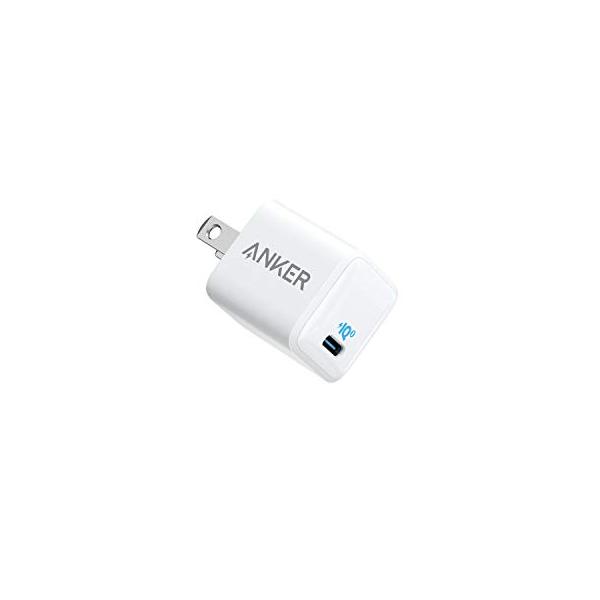 Anker PowerPort III Nano 20W (PD 充電器 20W USB-C 超小型急速充電器) PSE技術基準適合/PowerIQ 3.0 (Gen2)搭載  iPhone 15 / 14 / 13 iPad Air (第5世代) And