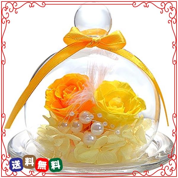 ティートサイト プリザーブドフラワー フラワーアレンジ ラッピング済み ガラスポット入り 2輪 バラ イエロー Qgl6315 Diva2号店 通販 Yahoo ショッピング