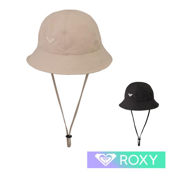 ROXY WR UV SURFCAMP BUCKET HAT RSA251714・ 撥水加工を施した軽量ポリエステル／ナイロン素材を使用。・ ファッション性の高いバケットハットタイプ。・ サーフトリップやアウトドアはもちろん、タウンユースに...