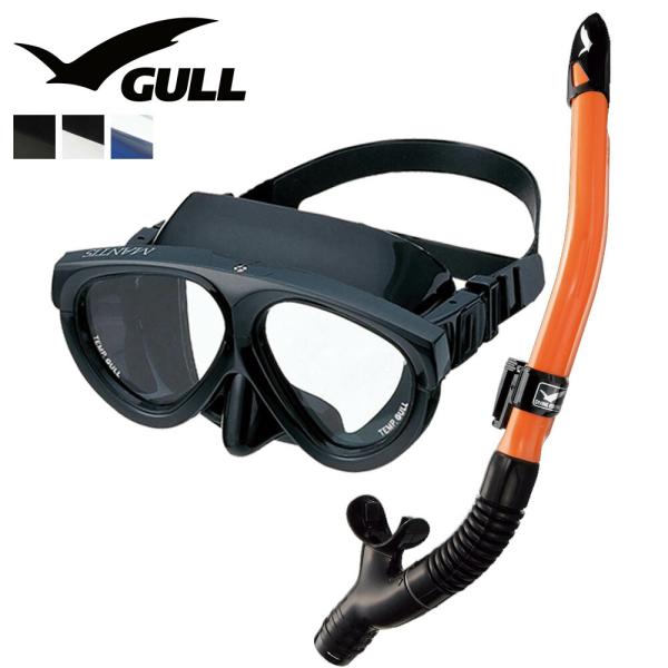 ダイビング 軽器材 2点セット GULL マンティス カナルドライ ダイビングマスク  スキンダイビング 【mantis-canaldry】