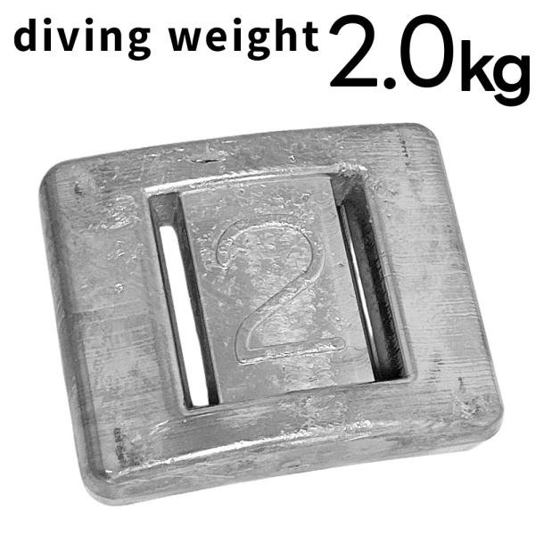 日光社 ダイビングウェイト ノーマルウエイト2kg