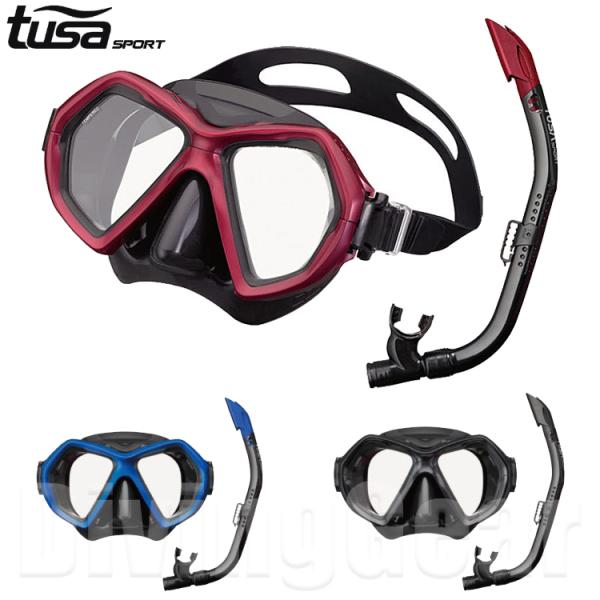 TUSA Sport (ツサスポーツ)　UC0106 大人向けスノーケリング2点セット シュノーケリング用 シリコン製 マスク スノーケル 男女兼用 ゴーグル 水中メガネ