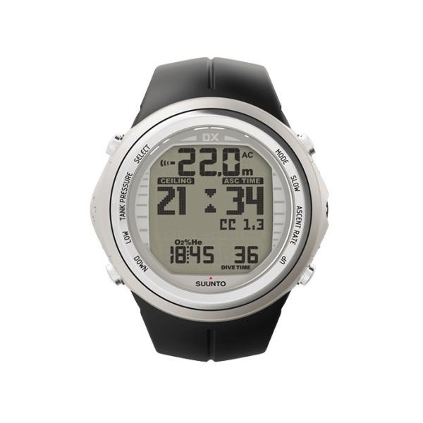 SUUNTO（スント） DX Silver Elastomer ダイブコンピュータ シルバー