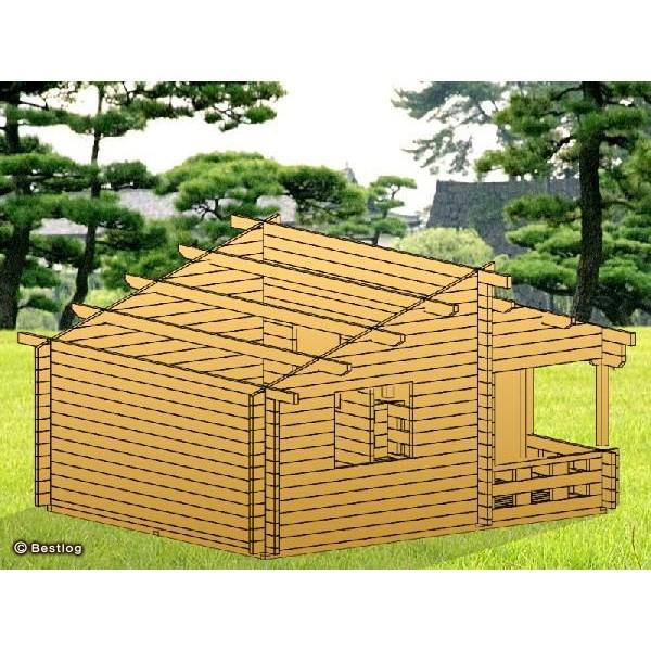 片流れ屋根の格安で快適な木の家 自転車やバイクの倉庫 ガレージにも セルフビルドミニログハウスキット 網戸付き Bl M2l Buyee Buyee Jasa Perwakilan Pembelian Barang Online Di Jepang