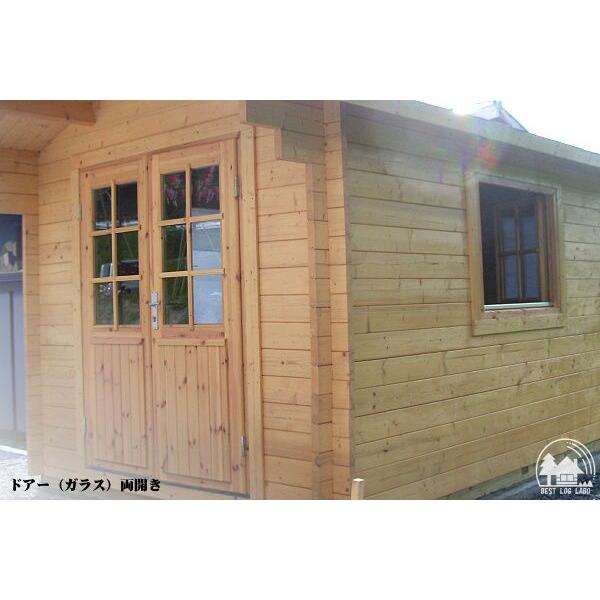 ログハウスに似合う両開きガラス入り木製ドア 鍵付 スタンダード パイン無垢材 Buyee Buyee Japanese Proxy Service Buy From Japan Bot Online