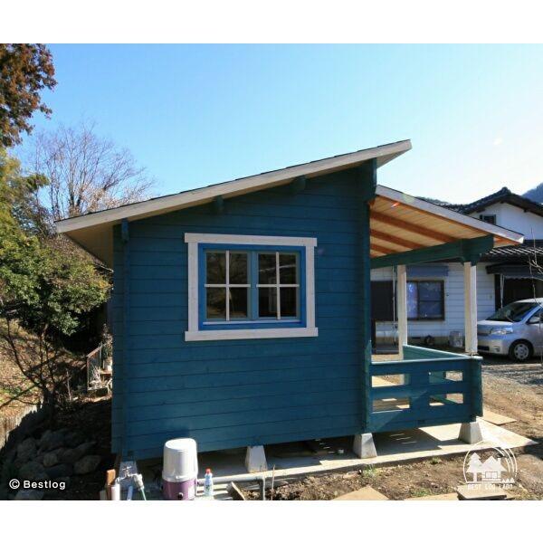片流れ屋根が魅力の北米スタイルの小屋 デッキでくつろげるセルフビルドミニログハウスキット リル６ Buyee Buyee 일본 통신 판매 상품 옥션의 대리 입찰 대리 구매 서비스