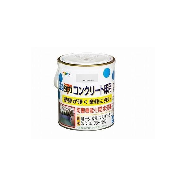 アサヒペン 水性強力コンクリート床用 ライトグレー 1.6L 1点 : DIY