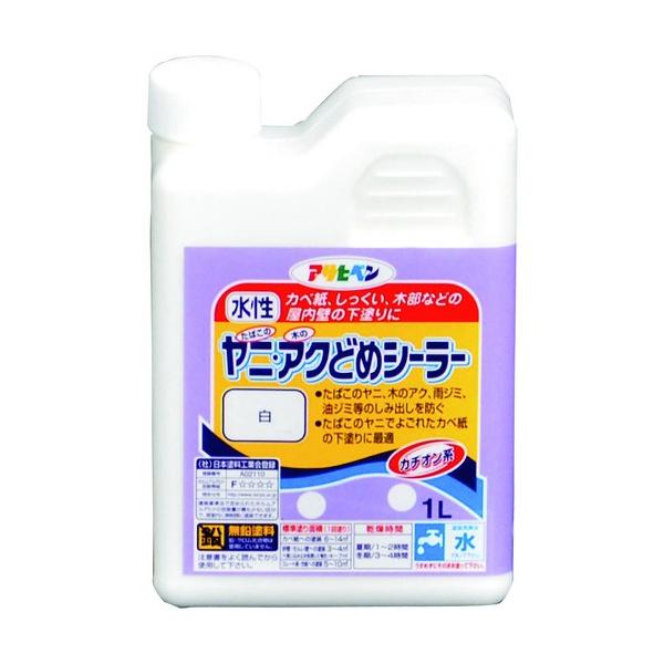 ●特徴:優れた吸着性を有し、たばこのヤニ、油ジミ、雨ジミ、木のアク等のしみ出しを防止します。 たばこのヤニ等でよこれたカベの上にも塗れる下塗り剤です。 旧塗膜及び上塗り塗料への付着性に優れています。 砂壁やせんい壁に塗装する場合、下地おさえ...