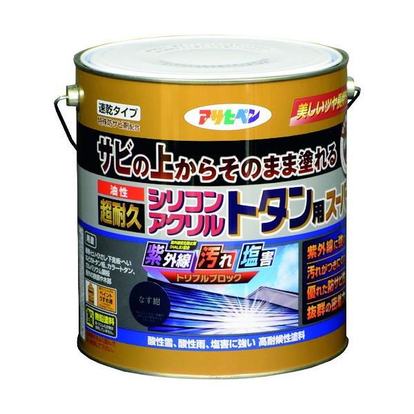 アサヒペン 油性超耐久シリコンアクリルトタン用 3kg (ペンキ