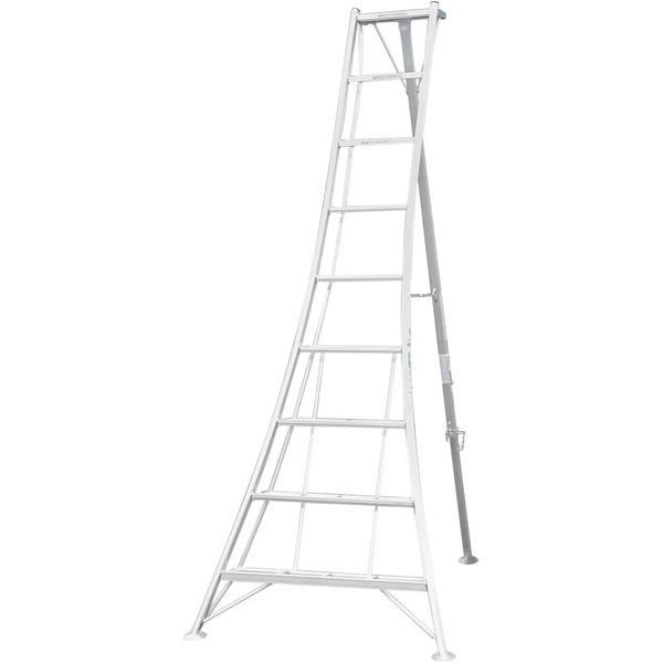 ALINCO アルインコ アルミ製園芸三脚 シルバー 天板高さ:2.61m