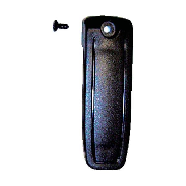 ■特徴 ベルトクリップです。  ■用途 無線機を腰元で装着するときに。  ■仕様 トランシーバーをベルトに固定する用 取り付けねじ付  ■材質 本体：ポリカーボネート  ●トランシーバーをベルトに固定する時に。 ●取り付けねじ付 携帯型電子...