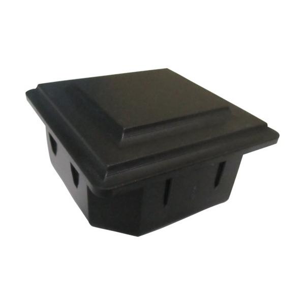 ■特徴 パイプの穴を隠しきれいに仕上げます。  ■用途 建築資材用。 パイプ端部に。  ■仕様 樹脂 ブロンズ色 70×70 庭デッキ デッキ 縁側  【重量】 50.000G 【入数】 2個 【原産国】 日本 BB300B2