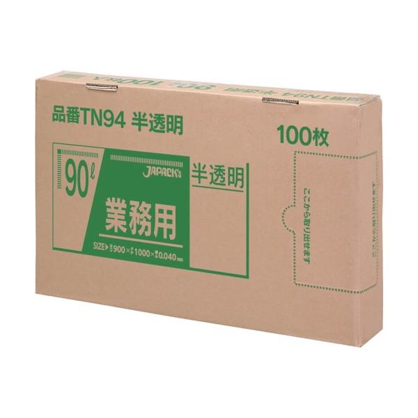 他サイト： アケボノクラウン メタロセン配合ポリ袋90L半透明100枚 半透明 KPL2212 1の商品画像