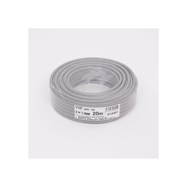 他サイト： 愛知電線 VVFケーブル600Vビニル絶縁ビニルシースケーブル 直径(mm):200.高さ(mm):60 VVF2X1.6M20の商品画像