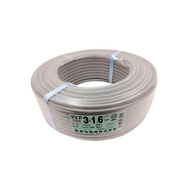 ���m�d�� VVF�P�[�u��600V�r�j���≏�r�j���V�[�X�P�[�u�� 100m�� VVF3X1.6M100 1