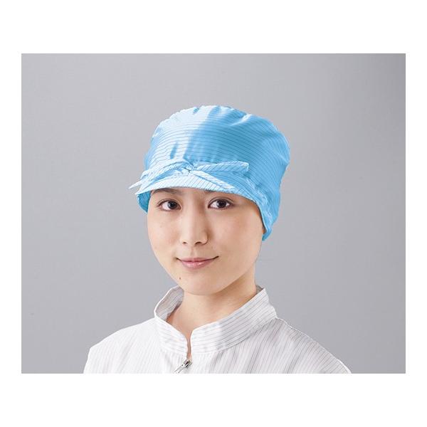 ●コストパフォーマンスに優れたキャップです。 ●材質:導電糸入りポリエステル100％(ストライプ) ●表面抵抗率:10^6〜^8Ω/□ ●色:青 ●サイズ:フリー   【サイズ】 フリー 【カラー】 青 【入数】 1点 2493604