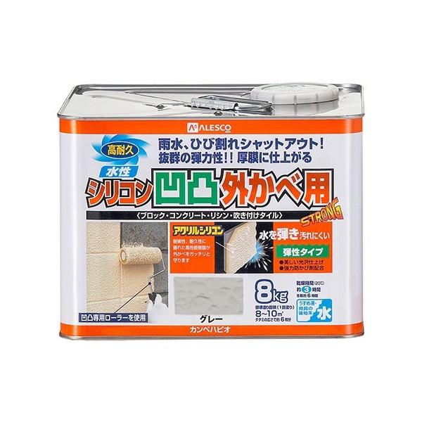 ●特徴:厚膜に仕上がる弾性外かべ塗料。 特殊ラテックスゴム配合により、塗膜に柔軟性があり、コンクリートやモルタル面のヒビ割れにも追従。 雨水の浸入を防ぎ、素地の劣化を阻止して長期間すぐれた美観と防水効果を保ちます。 一回塗りで仕上がり、美し...