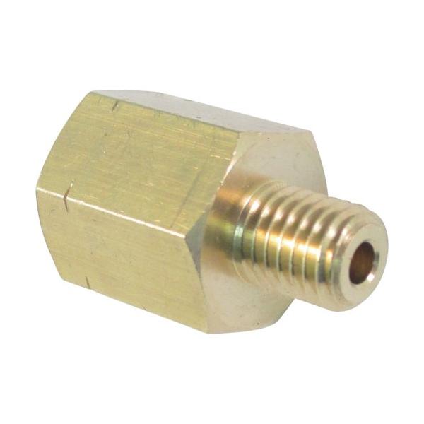 アトム ＡＳＯＨ黄銅製変換内外ソケット外ＵＮＦ１／４−２８×内ＰＴ１／８ 14 x 12 x 20 mm NF-3281