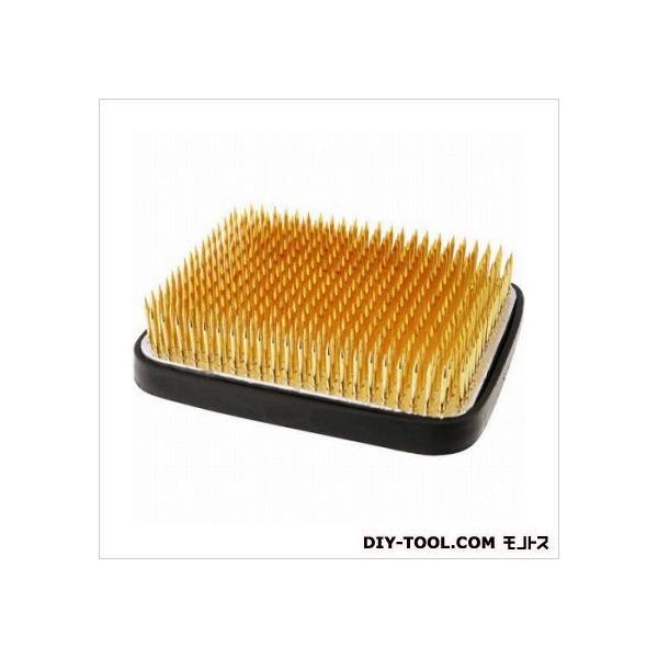 ●底部にゴムを使用、滑ることもなく花器を傷つけたりもしません。 ●生け花に欠かせない定番品。 ●鮮やかな輝きの、真鍮針を使用。 ●全体寸法(約):長辺99mm×短辺76mm×高さ25mm ※ゴムリング付は、全体寸法が2〜3mm大きくなります...